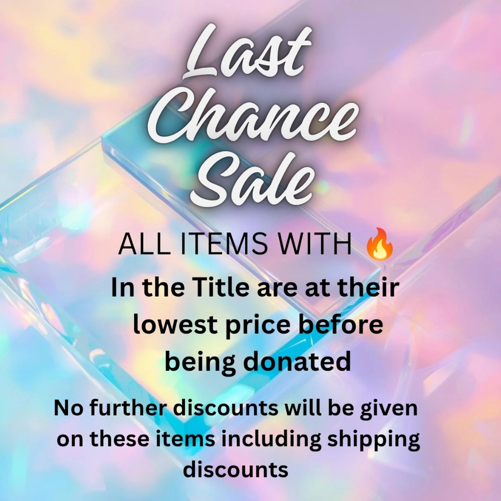 🔥 Clearance Last Chance Sale Lowest Price On Items Before Donating